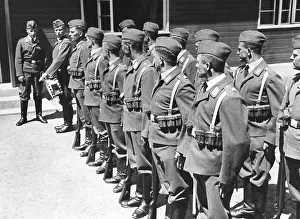 Kar98: Parade ground drill of a unit of the Luftwaffe, 1935