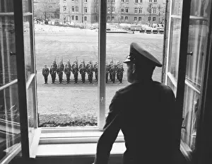 Battledress: Parade ground drill at a unit of the Luftwaffe, 1939