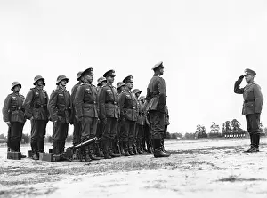 Commissioned: Parade ground drill at a unit of the Wehrmacht