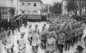 Conventions: Parade of the Home Guard in St. Polten