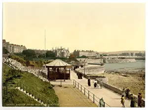Weston: Parade (i.e. promenade) from Anchor Head, Weston-super-Mare