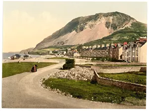 Llanfairfechan: The parade, Llanfairfechan, Wales