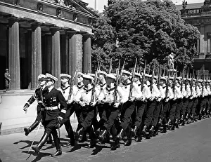 Cenotaph: Parade to mark the anniversary of the Battle of Jutland