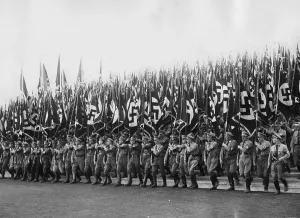 Rallies: Parade of the political leaders of the NSDAP