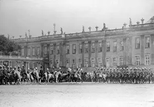 Leibgarde: Parade in Potsdam, 1887