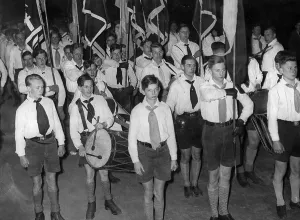 Hitlerjugend: Parade of Protestant youth groups, 1933