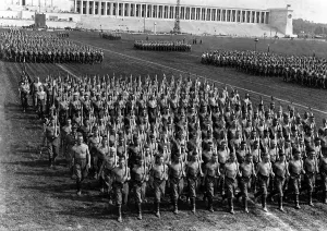 Muster: Parade of the RAD on the Nuremberg Rally, 1938