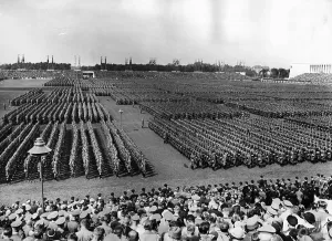 Approximately: Parade of the RAD on the Zeppelin Field at