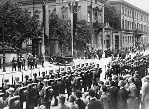 Bands: Parade for the reception of the Egyptian king in Berlin
