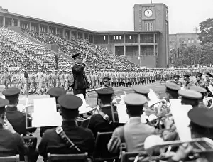 Rows: Parade of a school in Tokyo, 1939