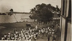 Fiji: Parade of scouts in Fiji, South Pacific