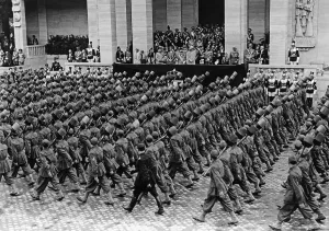 Legions: Parade of troops for Adolf Hitler and Benito Mussolini