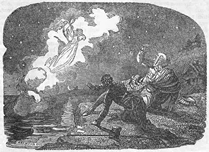 Soars: Paranormal apparations: an airborne wraith scares men