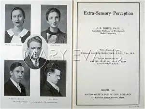 Experimenters: PARANORMAL/ESP