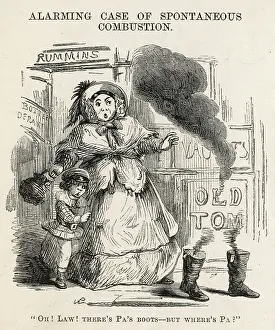 Spontaneously: Paranormal - spontaneous combustion, 1853