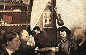 Seances: Paranormal: William S. Marriott demonstrates a flying fiddle