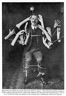 Marriott: Paranormal: William S. Marriott simulates spirit hands