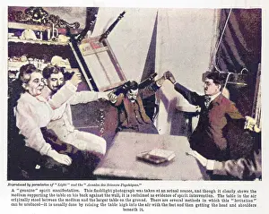 Seances: Paranormal: William S. Marriott simulates table lifting
