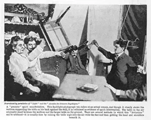 Marriott: Paranormal: William S. Marriott simulates table lifting