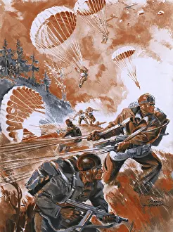 Paratroops: PARATROOPS LANDING 1944