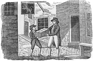 Parcel: Parcel delivered, c. 1800