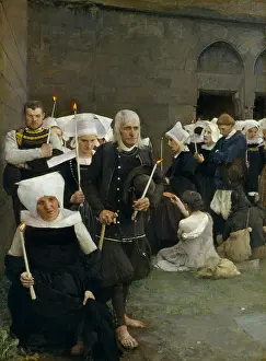 Representational: THE PARDON IN BRITTANY, by Pascal Dagnan-Bouveret