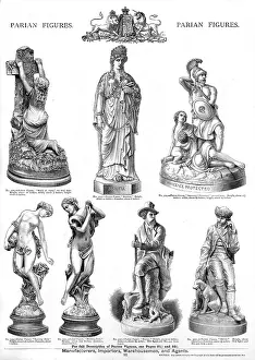 Allegorical: Parian figures, Plate 91