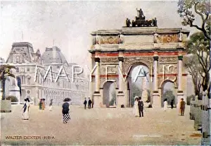 Carrousel: PARIS/ARC CARROUSEL 1909