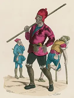Crippled: PARIS BEGGARS 1500