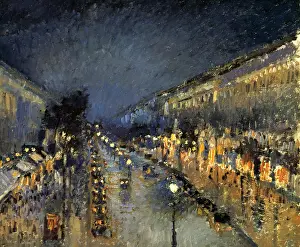 Camille: Paris: Boulevard Monmartre at Night': Camille