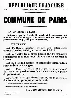 Commune: Paris Commune, 1871
