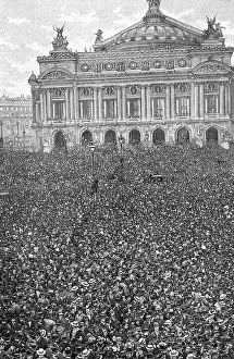 Parisiens: PARIS CROWD/NATURE/1894