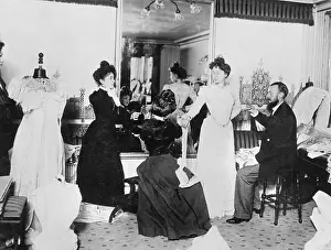 Doorknocker: Paris Dressmakers 1900