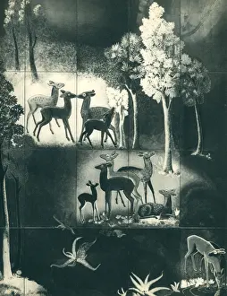 Dunand: Paris Expo 1937, The Deer In The Glade
