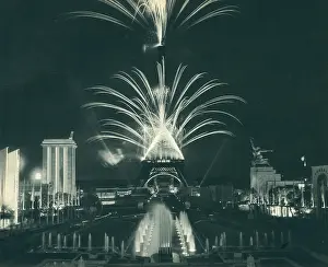 Paris Expo 1937, Eiffel Tower Fireworks