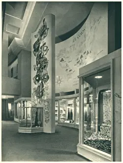 Chevojon: Paris Expo 1937, Fabrics Display Stand