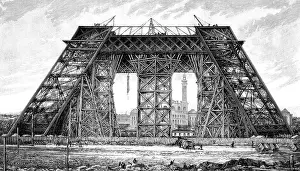 Construct: Paris, France - Tour Eiffel, Under Construction
