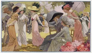 Socialising: Paris Garden Party - 1910