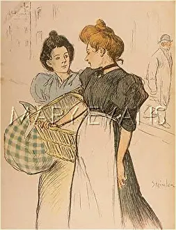 Washerwomen: PARIS LAUNDRY MAIDS/1896