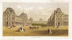 Crinolines: PARIS/LOUVRE C1860