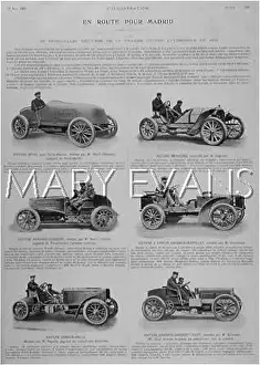 PARIS-MADRID RACE 1903
