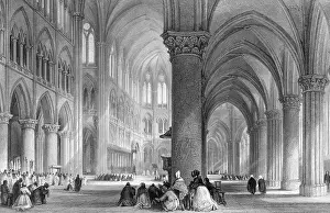 Worshippers: PARIS/NOTRE DAME C1835
