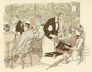 Menu: PARIS PAVEMENT CAFE 1890
