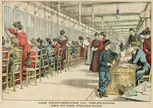 Demoiselles: Paris phone exchange 1904