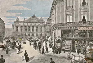 Bustling: PARIS/PLACE DE L'OPERA