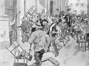 Vandalism: PARIS RIOT CHURCH RAID