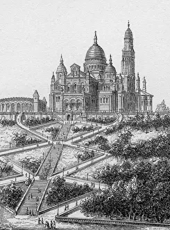 Sacre: PARIS/SACRE COEUR 1889