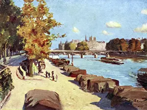 Carrousel: PARIS/SEINE/CITE 1910