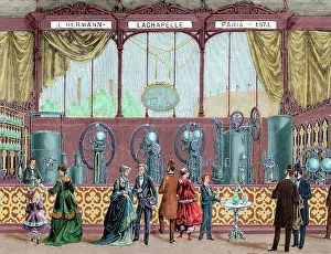 Aristocrat: Paris Universal Exhibition (1878). Installation by J. Herman