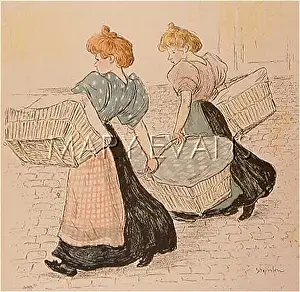 Washerwomen: PARIS WASHERWOMEN/1897